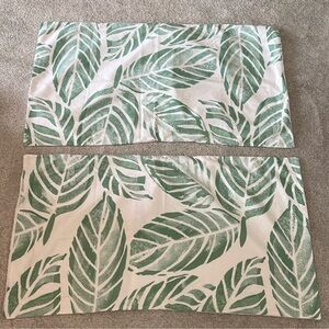 Southern Tide Greenville King Shams Palm Fronds Tropical Beach Resort Coastal